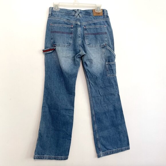 VINTAGE VTG TOMMY JEANS TOMMY HILFIGER Carpenter Jean Medium Wash Y2K 00s Preppy - Picture 12 of 16